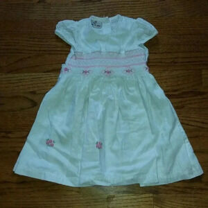 Anne Juleth Hand Smocked & Embroidered Dress
